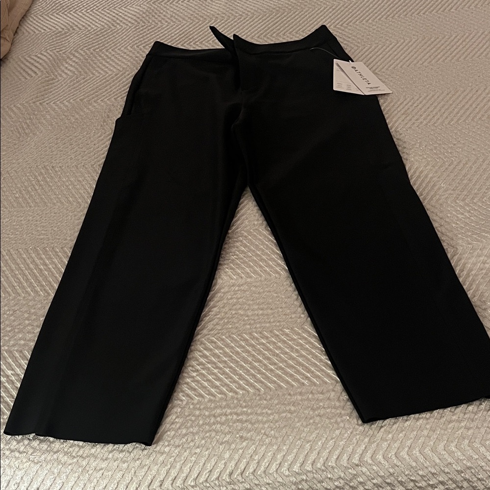 Athleta Black Stella Straight Crop Pants